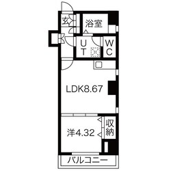 エイトエムジー名駅の物件間取画像